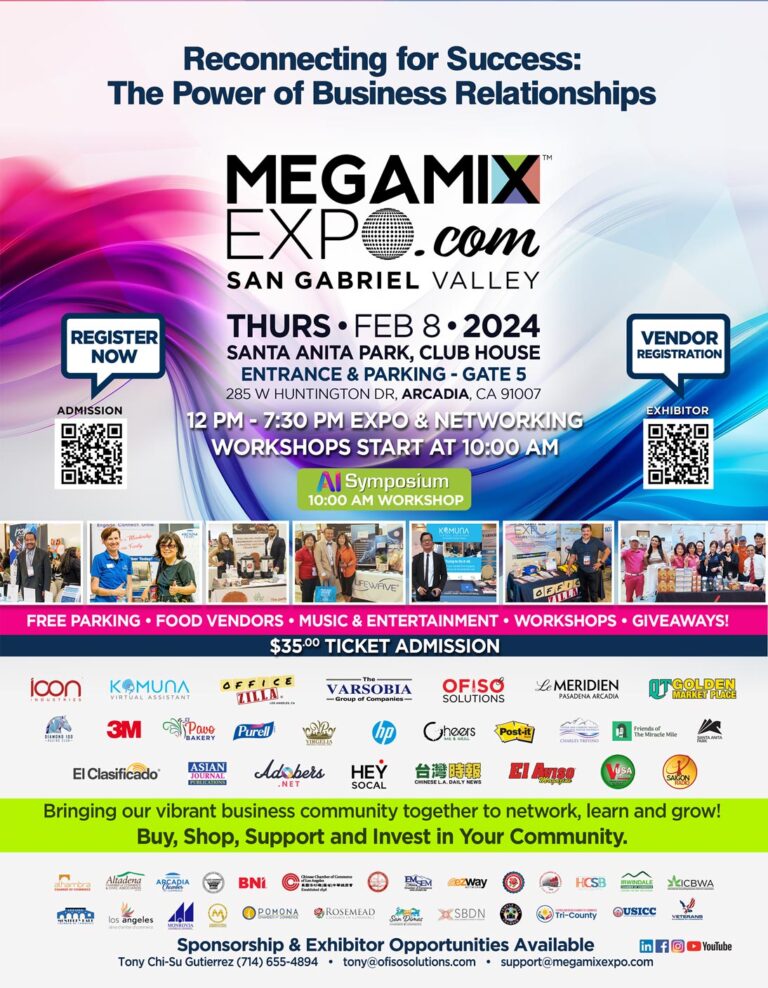 MegaMix Expo Flyer to promote the event on Feb 8, 2024