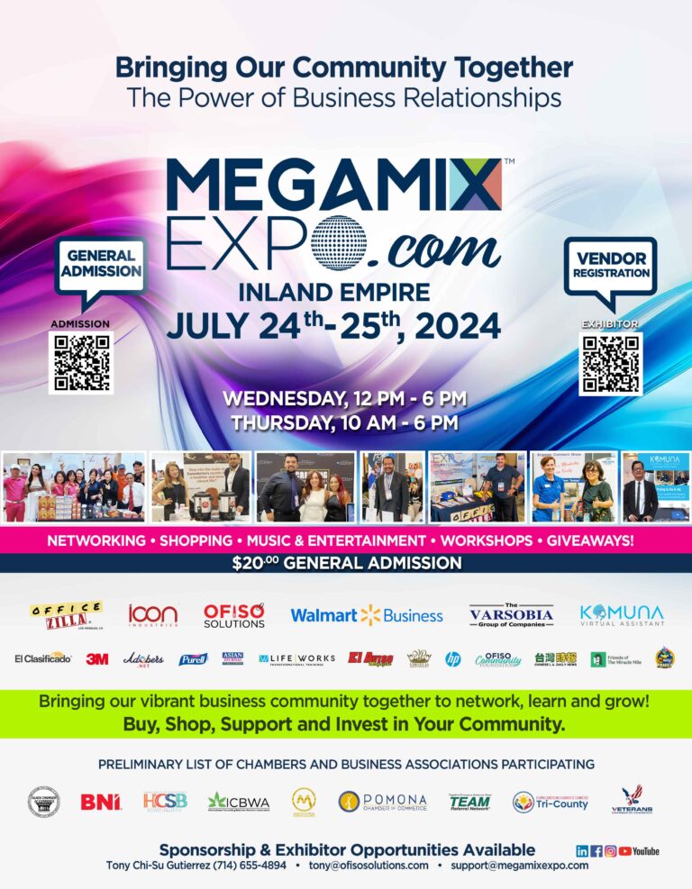 MegaMix Expo Flyer to promote the event on July 24-25, 2024