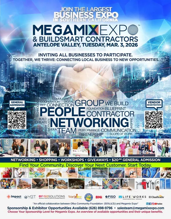 antelope valley megamix expo flyer