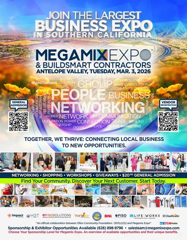 antelope valley megamix expo flyer